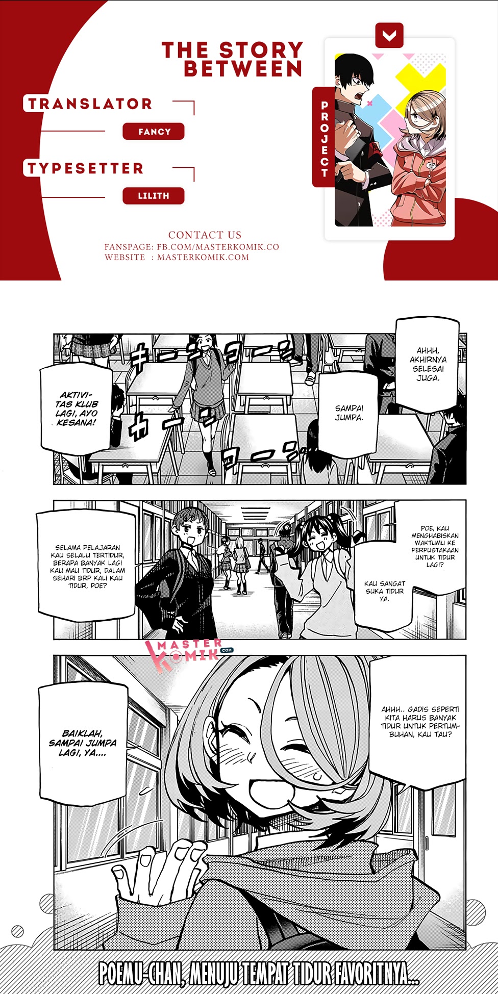 The Story Between a Dumb Prefect and a High School Girl with an Inappropriate Skirt Length Chapter 05 Gambar 1